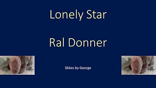 Ral Donner   Lonely Star  karaoke