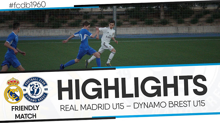 HIGHLIGHTS: FRIENDLY MATCH: REAL MADRID U14 – DYNAMO BREST U15