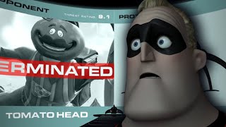 Mr. Incredible finds out about Tomato Town