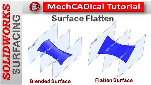 Surface Flatten (Extract Blank Size) In SolidWorks