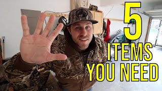 5 Items EVERY Duck Hunter Needs | Waterfowl Wednesday