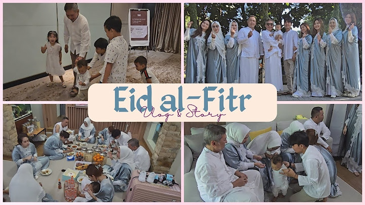 Eid al-Fitr!! The excitement with Mas Garuda during Eid!!