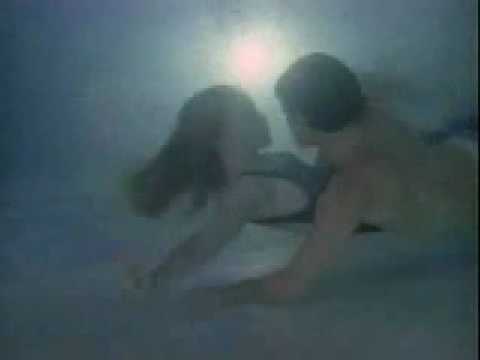 It's a short clip from Beverly Hills 90210 of Dylan & Kelly in the pool... very romantic scene indeen, eccept the fact that their voices got dubbed by me and my friend :-)