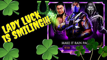 I opened the MAKE IT RAIN PACK! So you DON