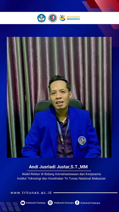 Ucapan Hari Bhayangkara ke-79 dari Wakil Rektor III Tritunas Makassar Andi Jusriadi Justar, S.T. M.M