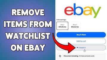 Hoe verwijder ik items van mijn volglijst op eBay? | Producten verwijderen van mijn eBay-volglijs...