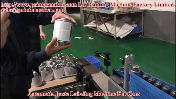 Automatic Paste Labeling Machine for Cans,Automatic Glue Labeler for Bottles