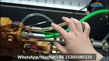 cr919 test CAT 320D//Auto repair equipment CR919 cr825 Common Rail injector pump test bench machine