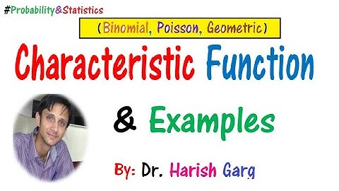 Characteristic Functions of Discrete Distributions and Examples