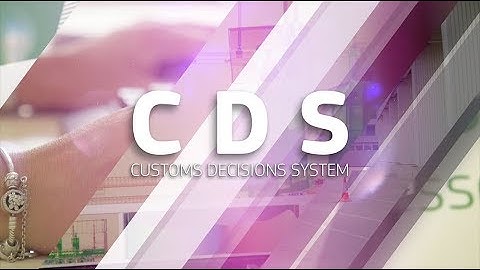 The Customs Decisions System (CDS)