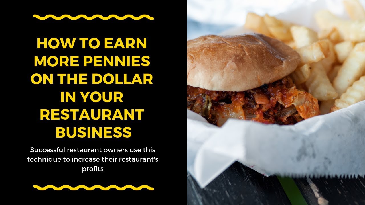 Change This To Increase Your Restaurant Profits - YouTube