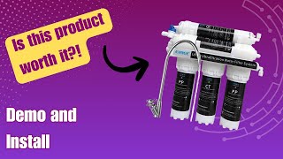 Ultrafiltration (UF) Water System Explained for Beginners - Taste Test and Install for Eiree UF33