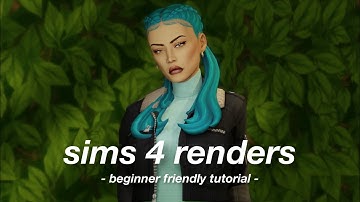 BEGINNER Sims 4 Blender Render Tutorial || solitasims