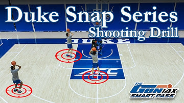 Duke Basketball Snap Series Pick and Roll Shooting Drill with Jon Scheyer | 14X Smart Pass