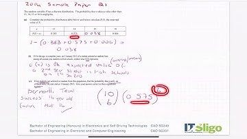 Probability 2014 Q1 Sample Paper Leaving Cert Higher Level