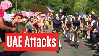 Tadej Pogacar & Jonas Vingegaard ATTACH To Yates Attack In Stage 13 Of The Tour de France