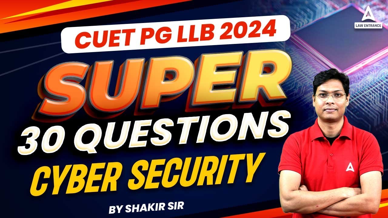 CUET PG LLB Computer | Cyber Security Questions | CUET PG LLB ...