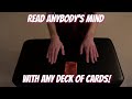 INSANE MIND READING CARD TRICK! | Easy Card Trick Performance/Tutorial