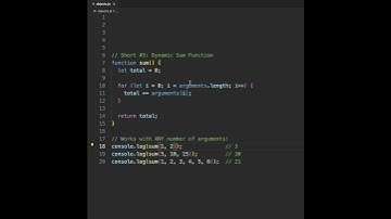 Build JavaScript Functions with UNLIMITED Arguments! 🔥 #javascript