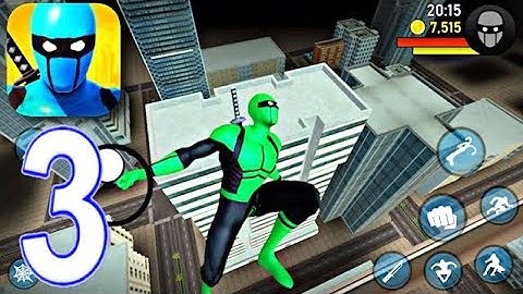 Blue Ninja Superhero New Update - Gameplay Walkthrough Android games #3