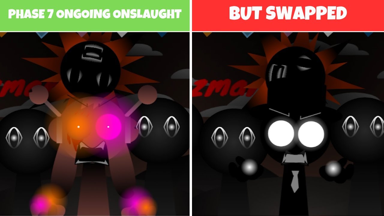 Incredibox Sprunki: Фаза 7. Продолжающийся натиск, но в измененном виде 