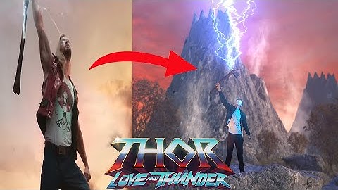 I Created Thor Love And Thunder Using Vfx!