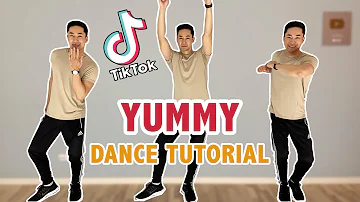 JUSTIN BIEBER - YUMMY TIKTOK DANCE TUTORIAL | Step By Step Tutorial