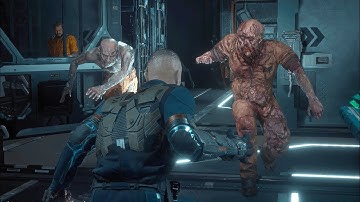 Jacob Uses Biophage to Defeat Captain Ferris Scene - The Callisto Protocol