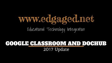 Google Classroom and Dochub 2017