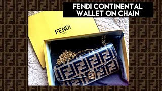 Fendi Continental With Chain Continental With Chain in Brown