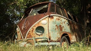 Abandoned VW Bus Rescued From Woods | Rare 1963 15 Window Volkswagen Deluxe | RESTORED by RESTORED 854,331 views 1 year ago 31 minutes