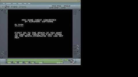 MSX GAME CHEAT/PASSWORDS