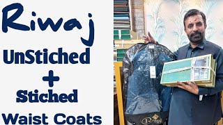 Riwaj Men's Wear Wastcoat collection | Men's Sami Stich Waist Coat + Shalwar Kameez | screenshot 5