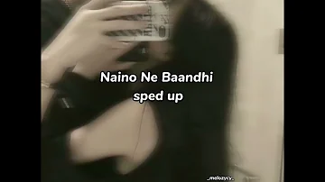 Naino Ne Baandhi (sped up)