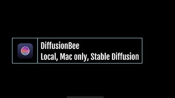 DiffusionBee, a local, mac-only Stable Diffusion App