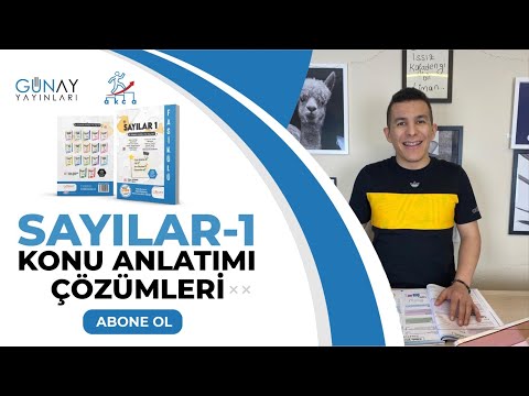 TYT MATEMATİK KONU ANLATIMI-Günay Yayınları Sayılar 1 Konu Anlatımı ve Çözümleri Ardışık Sayılar