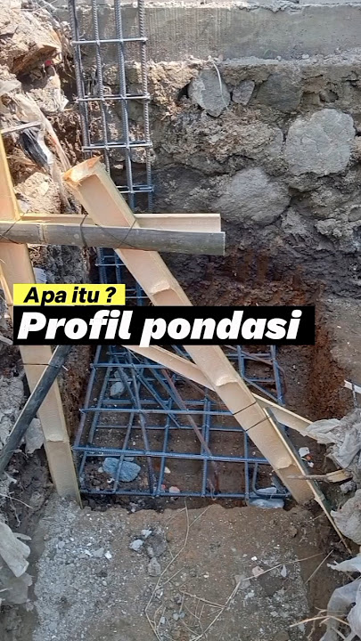 apa itu profil pondasi ? #rumahminimalis #seputarbangunan #tekniksipilindonesia