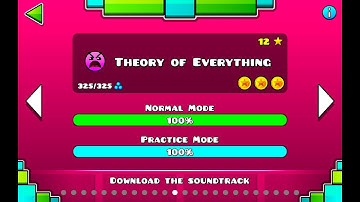Geometry Dash - Level 12 Theory of Everything (All 3 Coins)