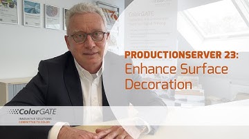 Productionserver 23 - New Features for the Décor Industry