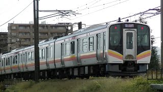 E129系B5編成 信越本線下り普通433M 石打→新潟