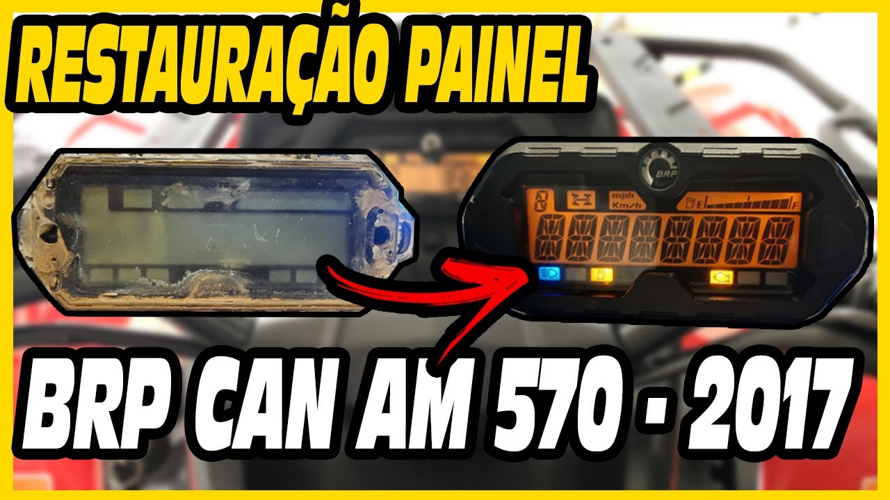 DEFEITO PAINEL BRP QUADRICICLO CANAM OUTLANDER 570 - RRRR DISPLAY APAGADO GAUGE #BRP #CANAM #GAUGE
