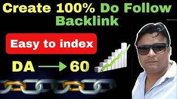 Create 100% do follow Backlink From High DA website [in Hindi]