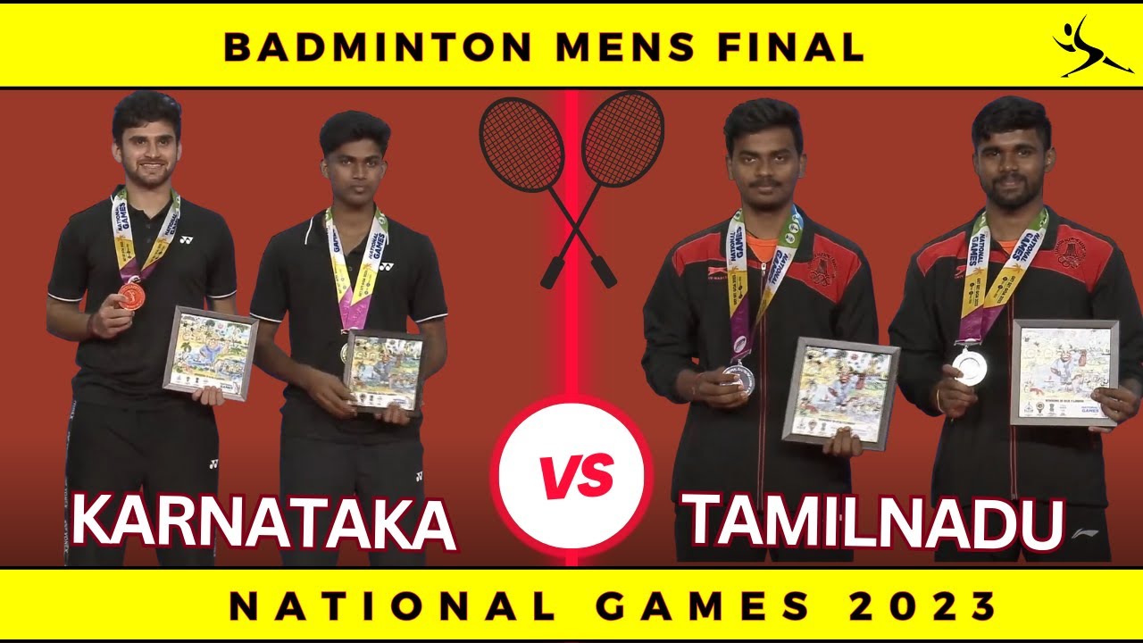 Badminton Men's Doubles Final - Karnataka Vs TamilNadu | National Games ...