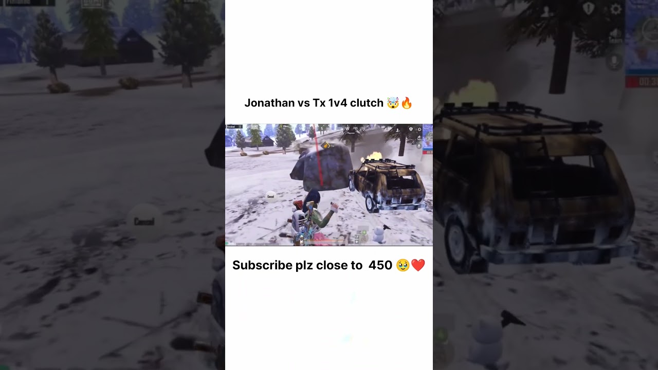 Jonathan vs Tx 1v4 clutch 🤯🔥 