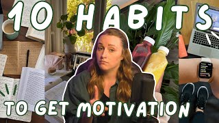 10 Habits to LEAVE your LAZY ERA Behind 🌛🌱: break the no motivation cycle screenshot 2