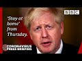 Boris Johnson announces four-week England lockdown 🔴 Covid briefing @BBC News live - BBC