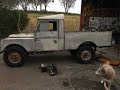 Fitting tub to 1958 Series 1 Land Rover 109 ute.