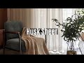 Husk natural linen look sheer custom made curtains