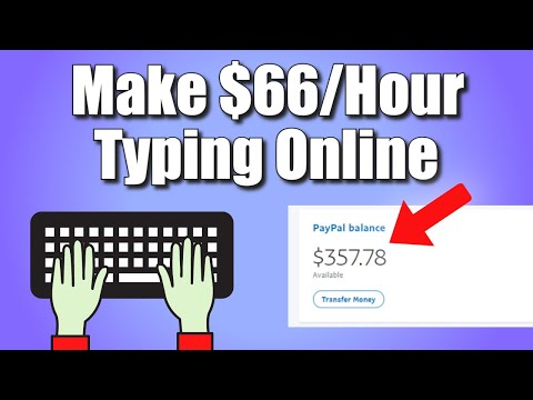 Get Paid $66.00 Per Hour Typing Online (FREE)! | ONLINE TYPING JOBS - How To Make Money Online