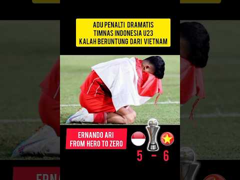 DRAMATIS!! ADU PENALTI INDONESIA VS VIETNAM AFF U23 2023 #finalpialaaffu23 #indonesiavsvietnam